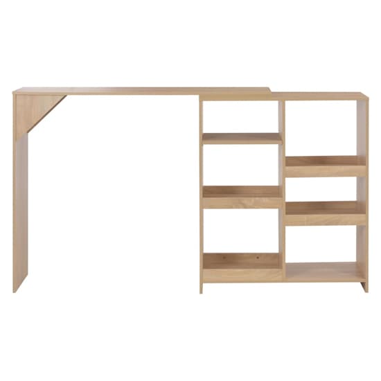 Winnie Wooden Bar Table With Moveable Shelf In Oak_3