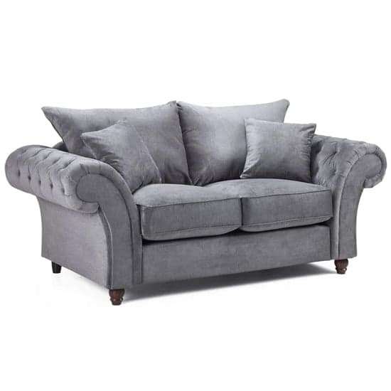 Winston Fabric 2 Seater Sofa In Grey_1