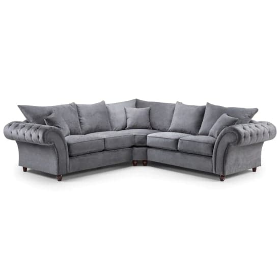 Winston Fabric Corner Sofa Large In Grey_1