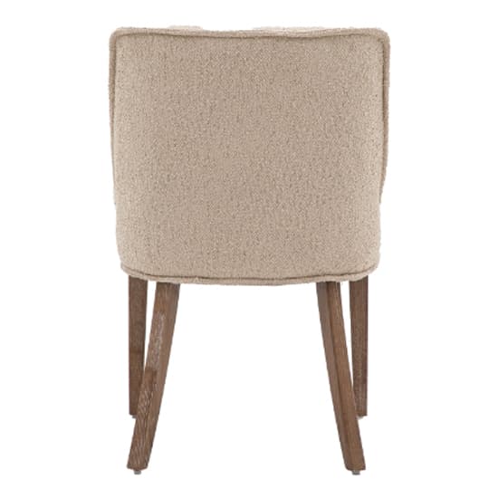 Worland Taupe Fabric Dining Chairs With Wooden Legs In Pair_5