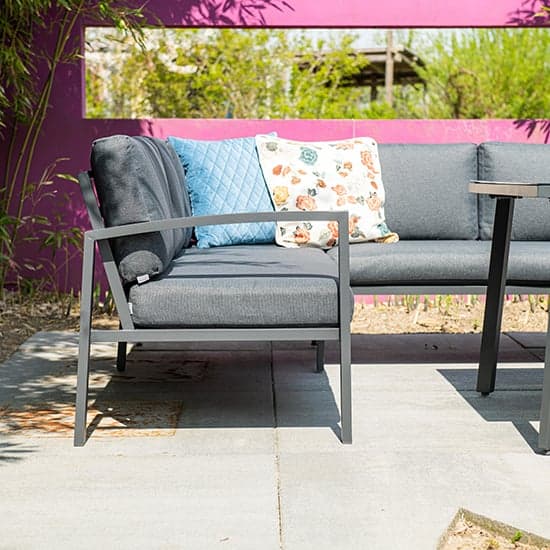 Wotter Outdoor Fabric Lounge Dining Set In Reflex Black_4