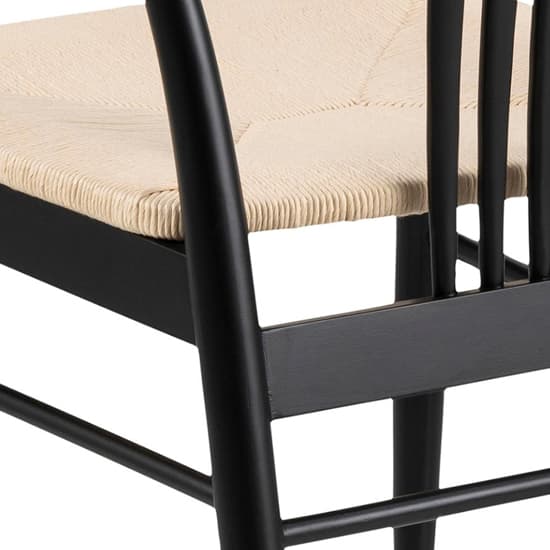 Yaark Black And Birch Wooden Dining Chairs In Pair Furniture in Fashion