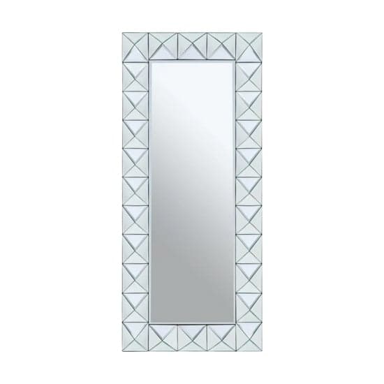 Yaiza Wall Mirror Rectangular With Pyramid Edged Frame_2