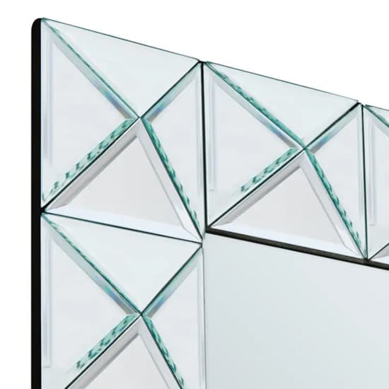 Yaiza Wall Mirror Rectangular With Pyramid Edged Frame_3