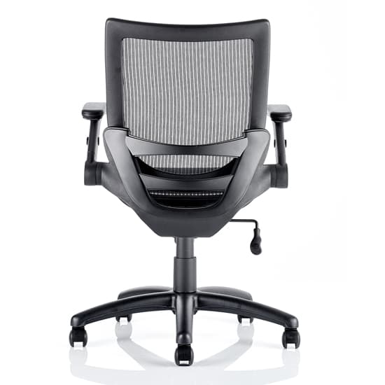 Yakima Mesh Executive Office Chair In Black With Folding Arms_5