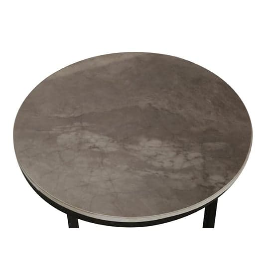 Yetty Ceramic Top End Table Round In Ruibei Grey_2