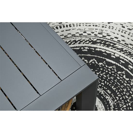 Zeal Outdoor Fabric Corner Sofa And Coffee Table In Mystic Grey_5