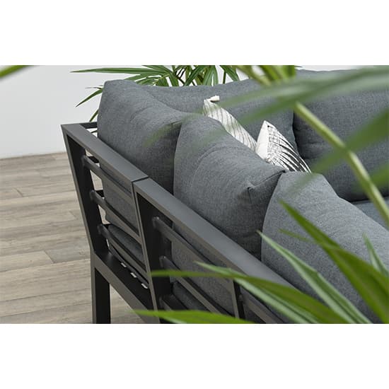 Zeal Outdoor Fabric Corner Sofa And Coffee Table In Mystic Grey_7