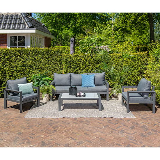 Zeal Outdoor Fabric Lounge Set With Coffee Table In Mystic Grey_1