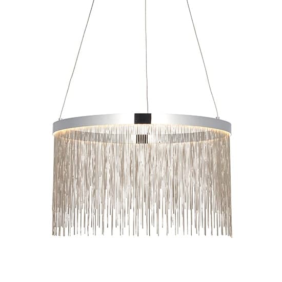 Zelma LED CCT Pendant Light In Polished Chrome And Silver_1