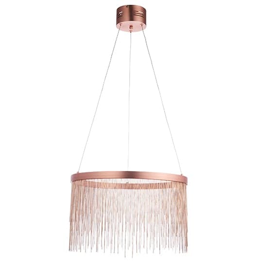 Zelma LED Pendant Light In Brushed And Copper_2