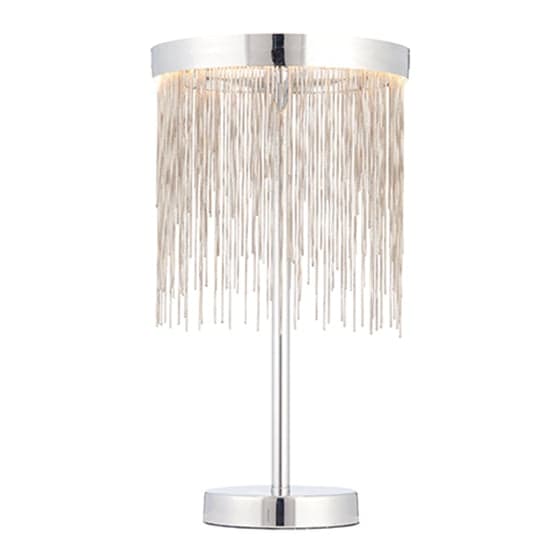 Zelma LED Table Lamp In Polished Chrome And Silver_2