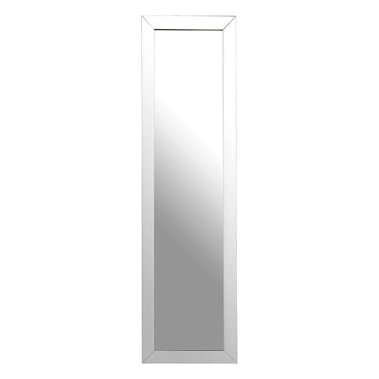 Zelman Floor Standing Cheval Mirror In Silver Frame_2
