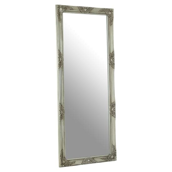 Zelman Wall Bedroom Mirror In Antique Silver Frame_1