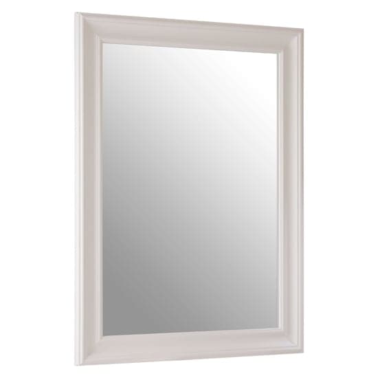 Zelman Wall Bedroom Mirror In Chic White Frame_1