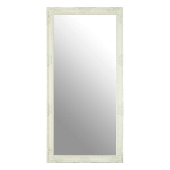 Zelman Wall Bedroom Mirror In White And Brushed Gold Frame_2