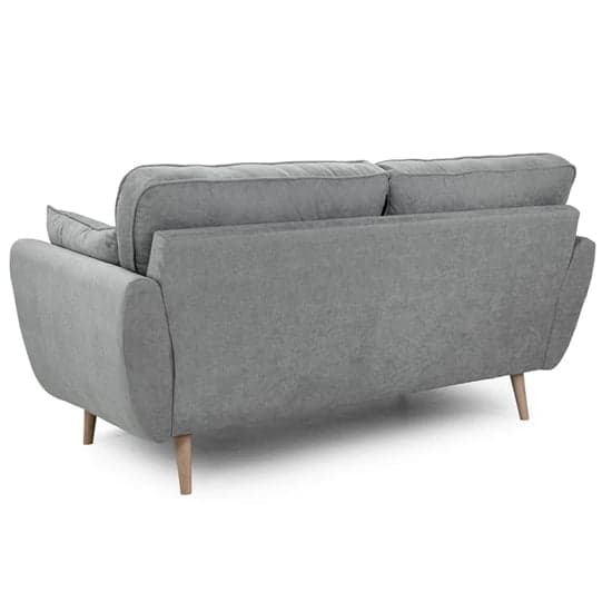 Zincate Fabric 2 Seater Sofa In Grey_2