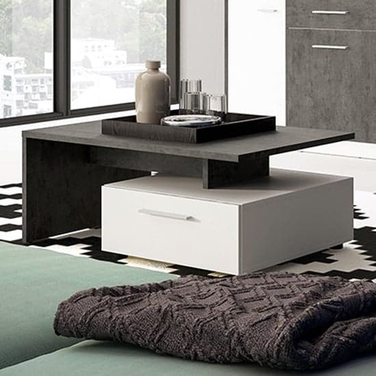 Zinger Wooden Storage Coffee Table In Slate Grey And White_1