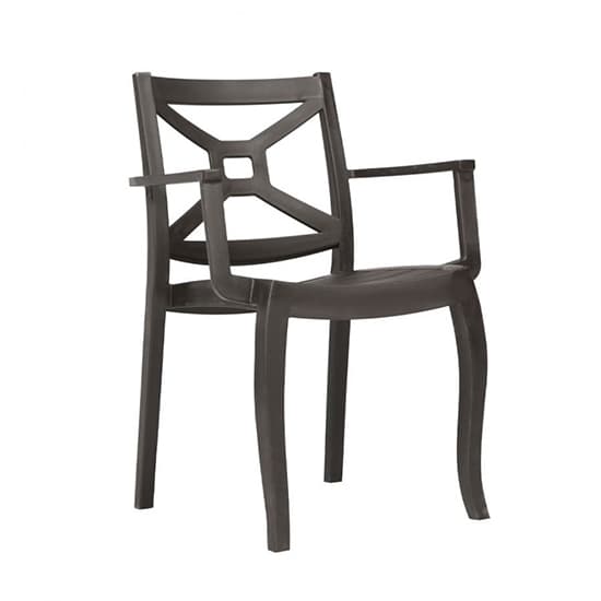 Zion Polypropylene Arm Chair In Anthracite_2