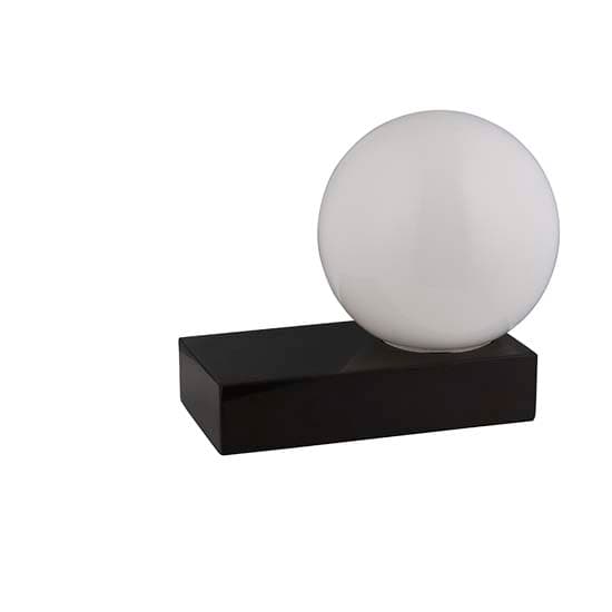 Zurich Glass Shade Table Lamp With High Gloss Marble Base_7
