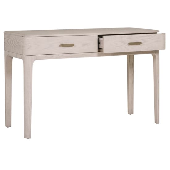 Zurich Wooden Dressing Table With 2 Drawers In Parisian Cream_5