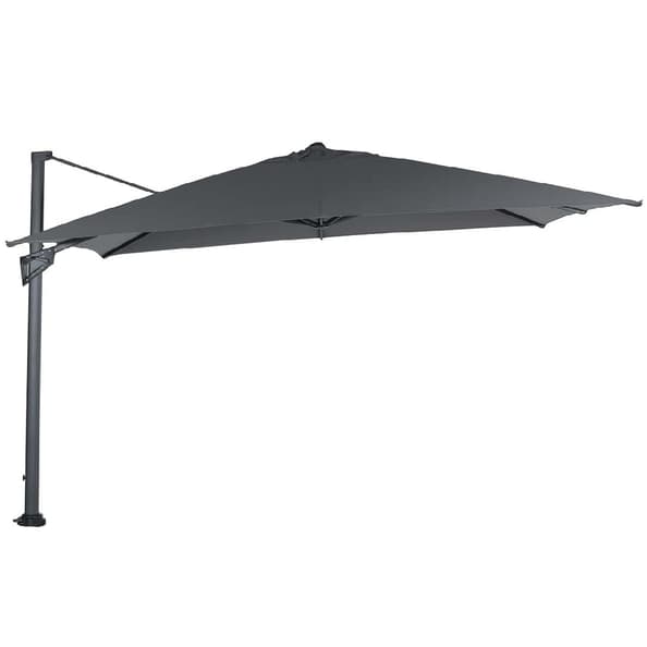 Hawo Polyester Garden Deluxe Parasol In Dark Grey