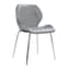 Dante Clear Glass Dining Table With 4 Darcy Grey Chairs_4
