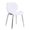 Dante Clear Glass Dining Table With 4 Darcy White Chairs_4