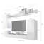 Delta Living Room Furniture Set 1 In White High Gloss With LED_5