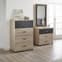 Margate Wide Chest Of Drawers In Sonoma Oak And Black_2
