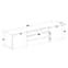 Genie Wide High Gloss TV Stand In White With LED Lighting_6