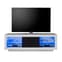 Wales LCD TV Stand In White Gloss Front And Black Trim With LEDs_3