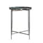 Abbeville Round Metal Side Table In Dark Grey And Silver_3