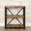 London Urban Chic Wooden Low Bookcase With 3 Shelf_2