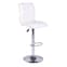 Caprice Large Oak Effect Bar Table With 6 Ripple White Stools_3