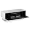 Chroma Small High Gloss TV Stand With Steel Frame In White_4