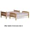 Colonial Wooden Single Bunk Bed In Waxed Pine_3