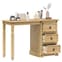 Croydon Wooden Dressing Table With 3 Drawer In Brown_2