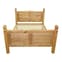 Croydon Wooden King Size Bed In Brown_3