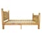 Croydon Wooden King Size Bed In Brown_4