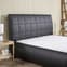 Dorado Faux Leather Super King Size Bed In Black_3