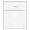 Exeter Wooden Sideboard With 2 Doors 1 Drawers In White_3