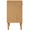 Fenland Wooden Bedside Cabinet With 1 Door 1 Drawer In Brown_6