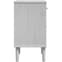 Fenland Wooden Bedside Cabinet With 1 Door 1 Drawer In White_6