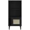 Fenland Wooden Bookcase With 2 Shelves In Black_3