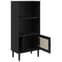 Fenland Wooden Bookcase With 2 Shelves In Black_4