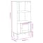 Fenland Wooden Bookcase With 2 Shelves In White_7