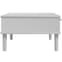 Fenland Wooden Coffee Table With 1 Drawer In White_6