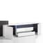 Genie Wide High Gloss TV Stand In White With LED Lighting_2
