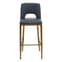 Glidden Leather Bar Chair With Brass Legs In Blue_3